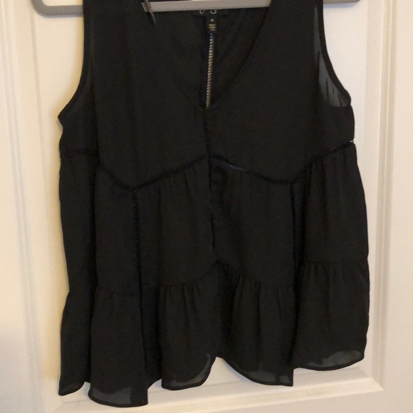 Jessica Simpson sheer black tank top - Picture 3 of 5